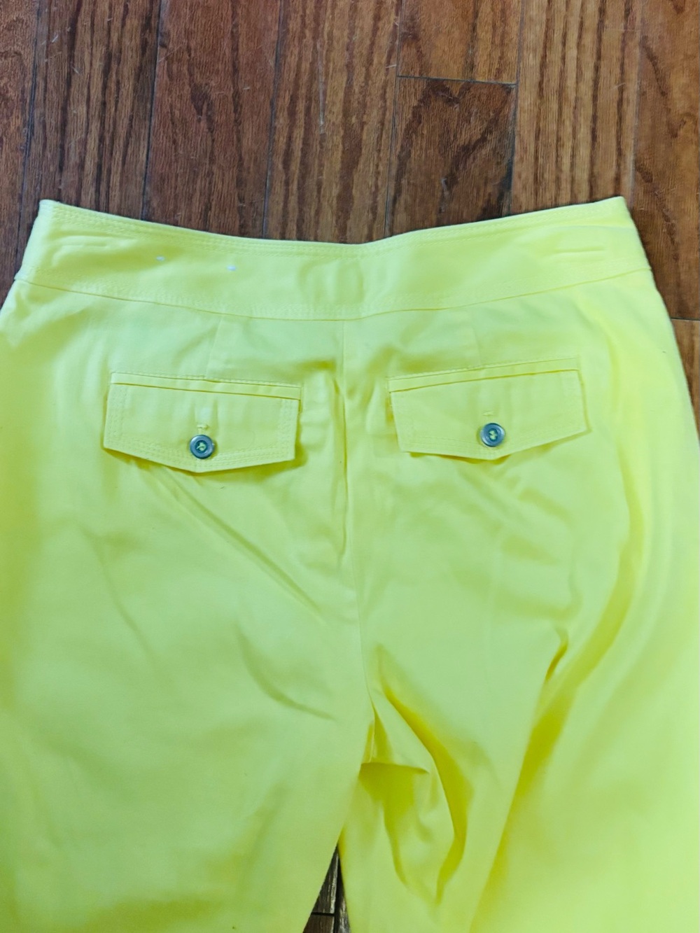 Cato Yellow Double-Breasted Blazer and capris pants NWOT Size L, Pants Size 8 - Picture 8 of 10